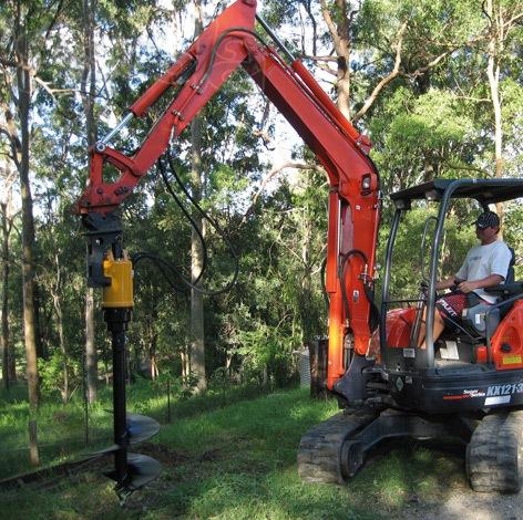 Гидробур на мини экскаватор Doosan DX62 DX63 DX75 DX80 DX85, Lgce E635F E636F E660FL E690F E765F